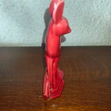 Way Doe in earthenware of Saint Clement Red