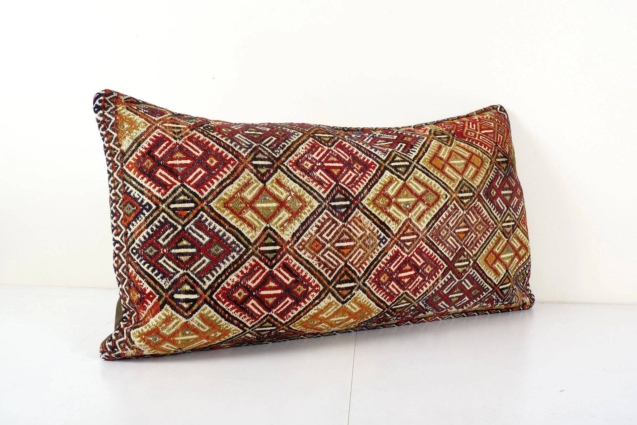 Housse de coussin turque vintage 48x89 cm