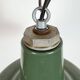 Industrial Green Enamel Factory Pendant Lamp, 1960s
