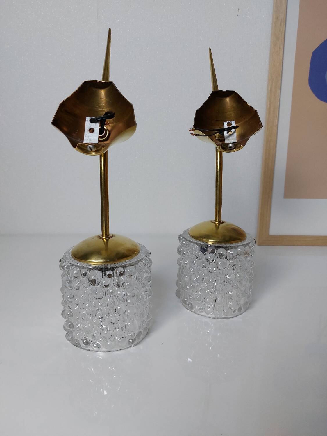 Pair of Arlus wall lights