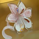 Murano Glass Flower Candle Holder