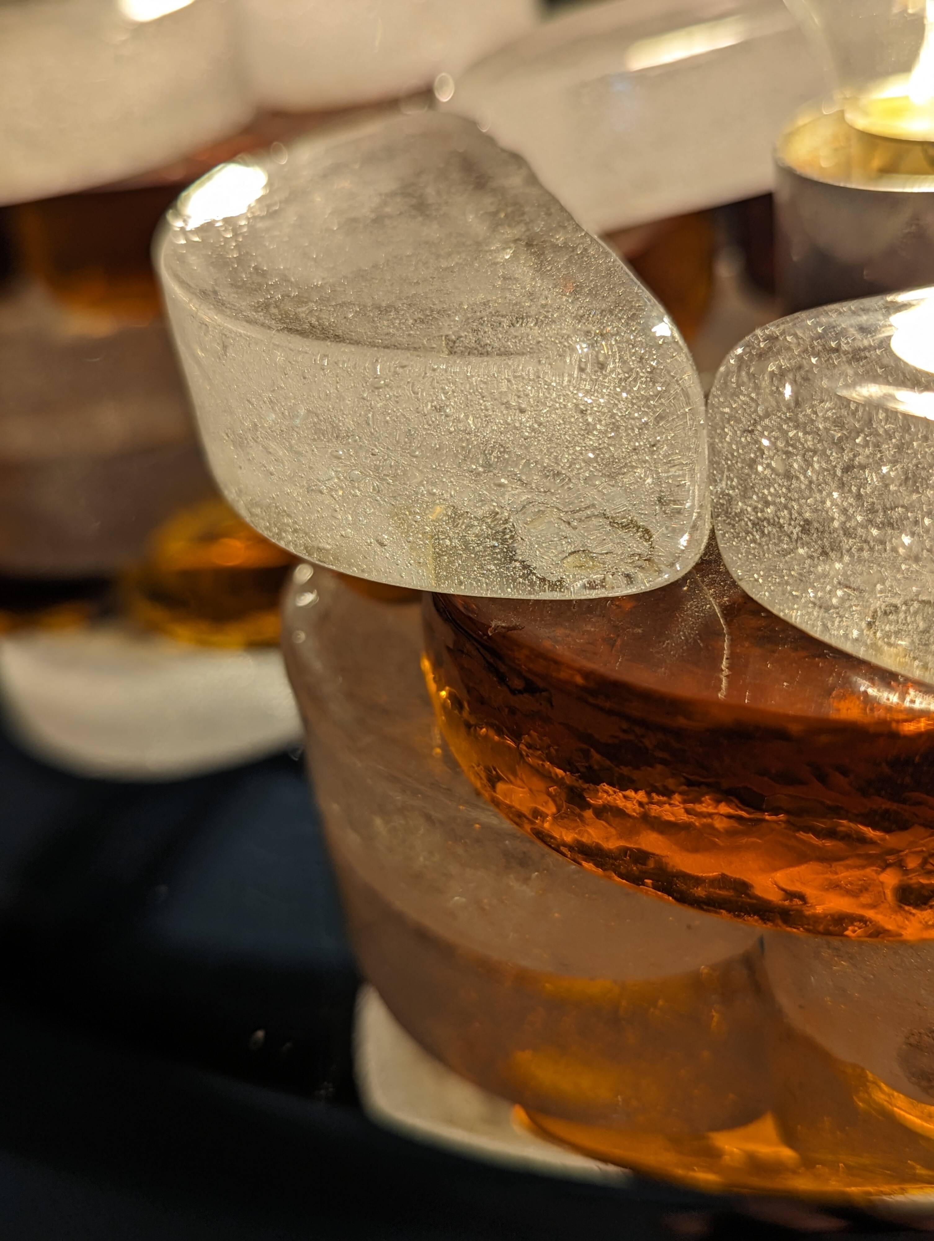 Murano glass ceiling lamp by Albano Poli for Poliarte 1970s