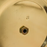 Brass floor lamp in the style of Tommaso Barbi with floral ornaments