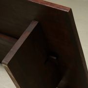Bamboo and wood coffee table by Axel Vervoordt 1980s
