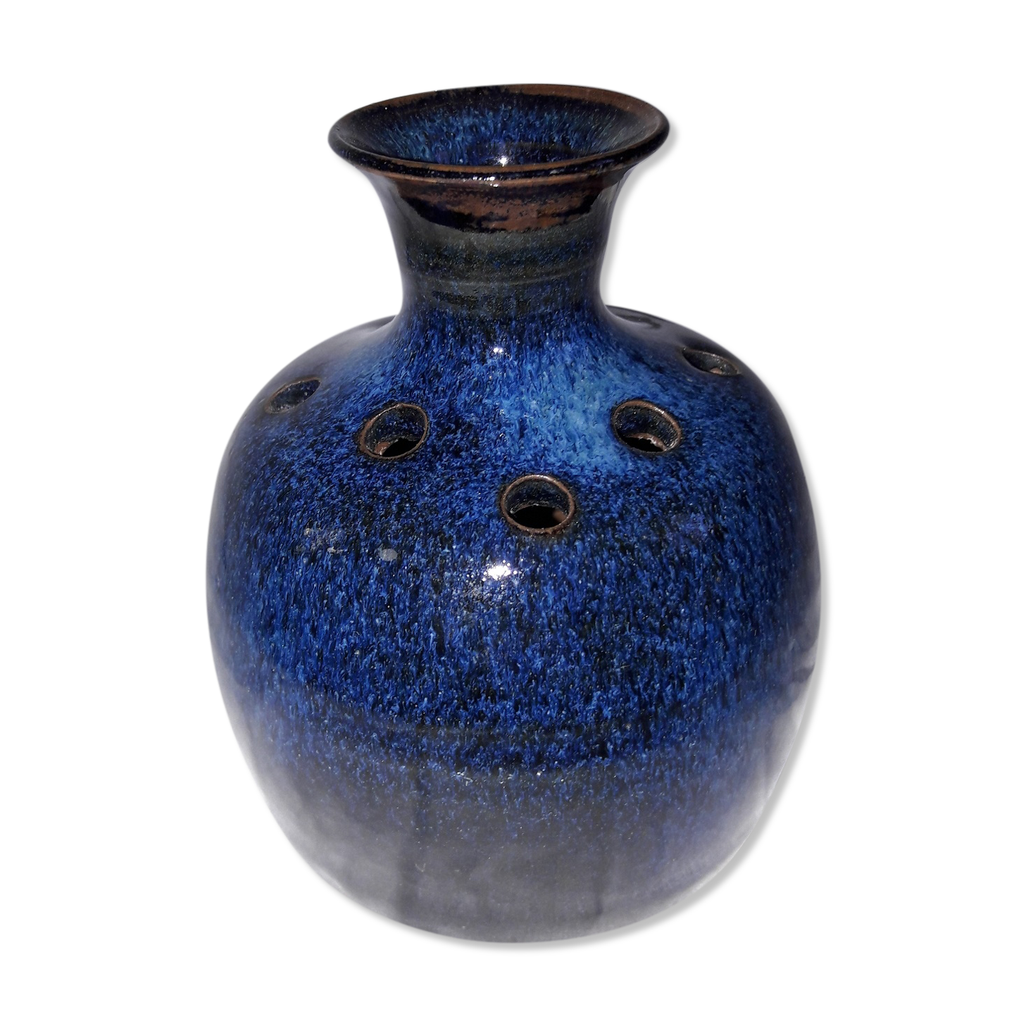 Blue flower vase