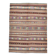 6x8 Ethnic Striped Green & Orange Kilim Rug, 176x230Cm