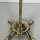 Neoclassical Polished Brass Fire Set with Ring Tools