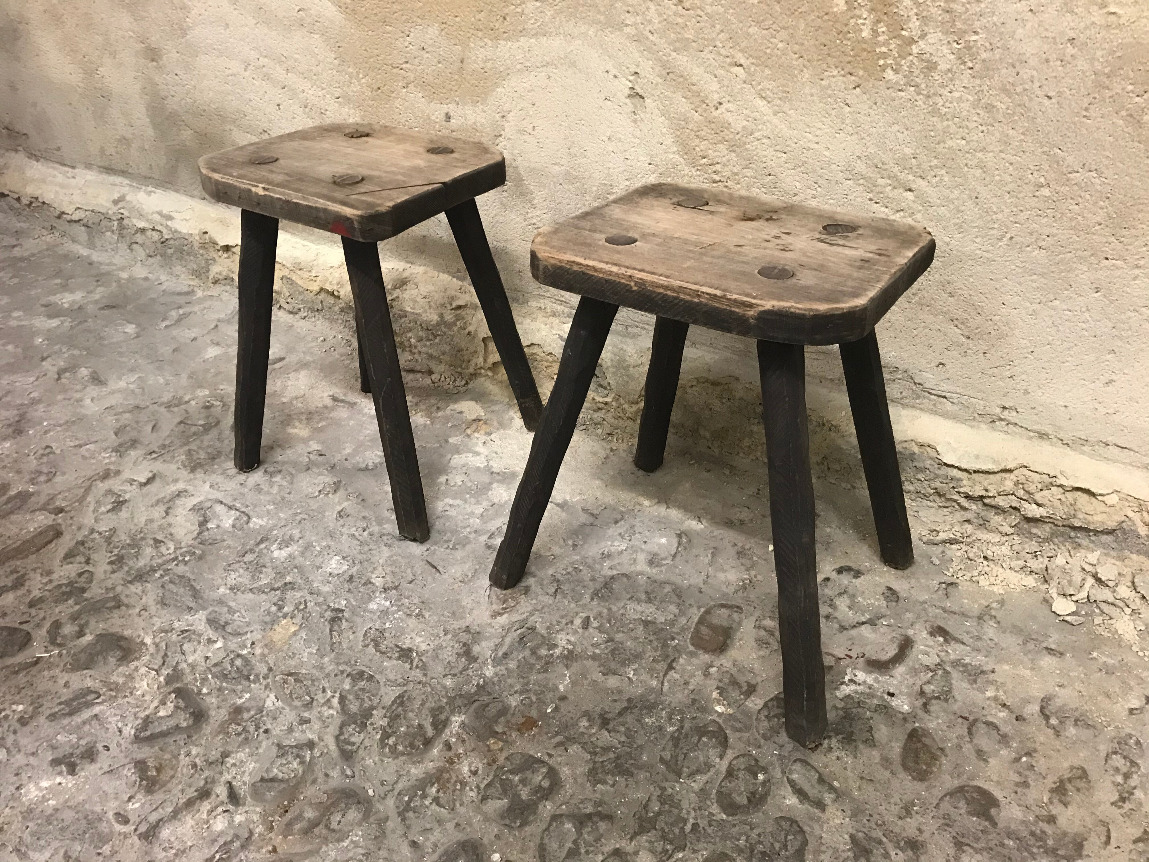 Pair of popular art stools