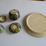 Sauveur Lunetta in Vallauris Vintage Ceramic 1950 Smoking Set