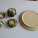 Sauveur Lunetta in Vallauris Vintage Ceramic 1950 Smoking Set