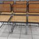 Suite de 6 chaises modèle Cesca B32 par Marcel Breuer vintage 1993