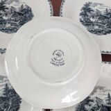 Set of 5 cups with saucers Landscape Maestricht