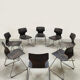 Vintage Pagwood stacking chairs Flötotto 1960