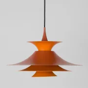 Danish vintage Radius pendant lamp by Erik Balslev, Fog og Morup, 1977