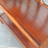 Four-tier rattan shelf