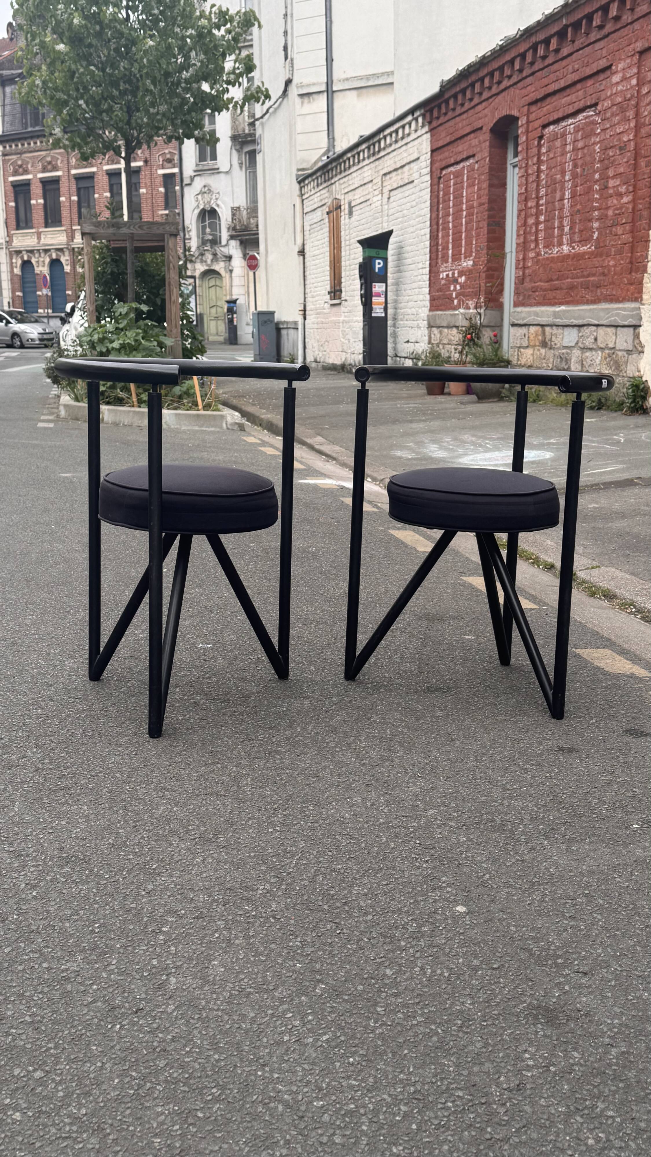 Miss Dorn chair pair - Philippe Starck