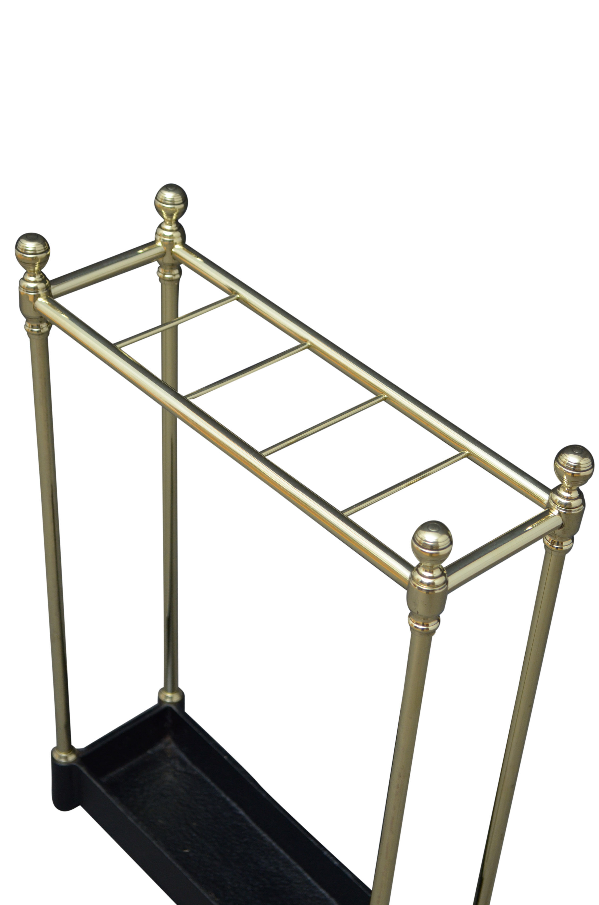 Late victorian brass umbrella stand