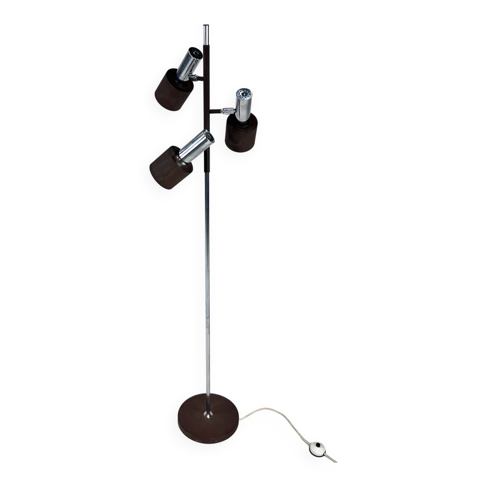 Wilko/Solken Leuchten Floor Lamp with Adjustable Lamps, 1970s