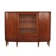 Buffet haut en noyer, design danois, années 1960, production : Danemark