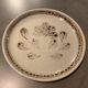 Lot of 6 flat plates in Sarreguemines Jocelyne hand-painted sandstone