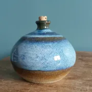 Vase soliflore en céramique de style scandinave
