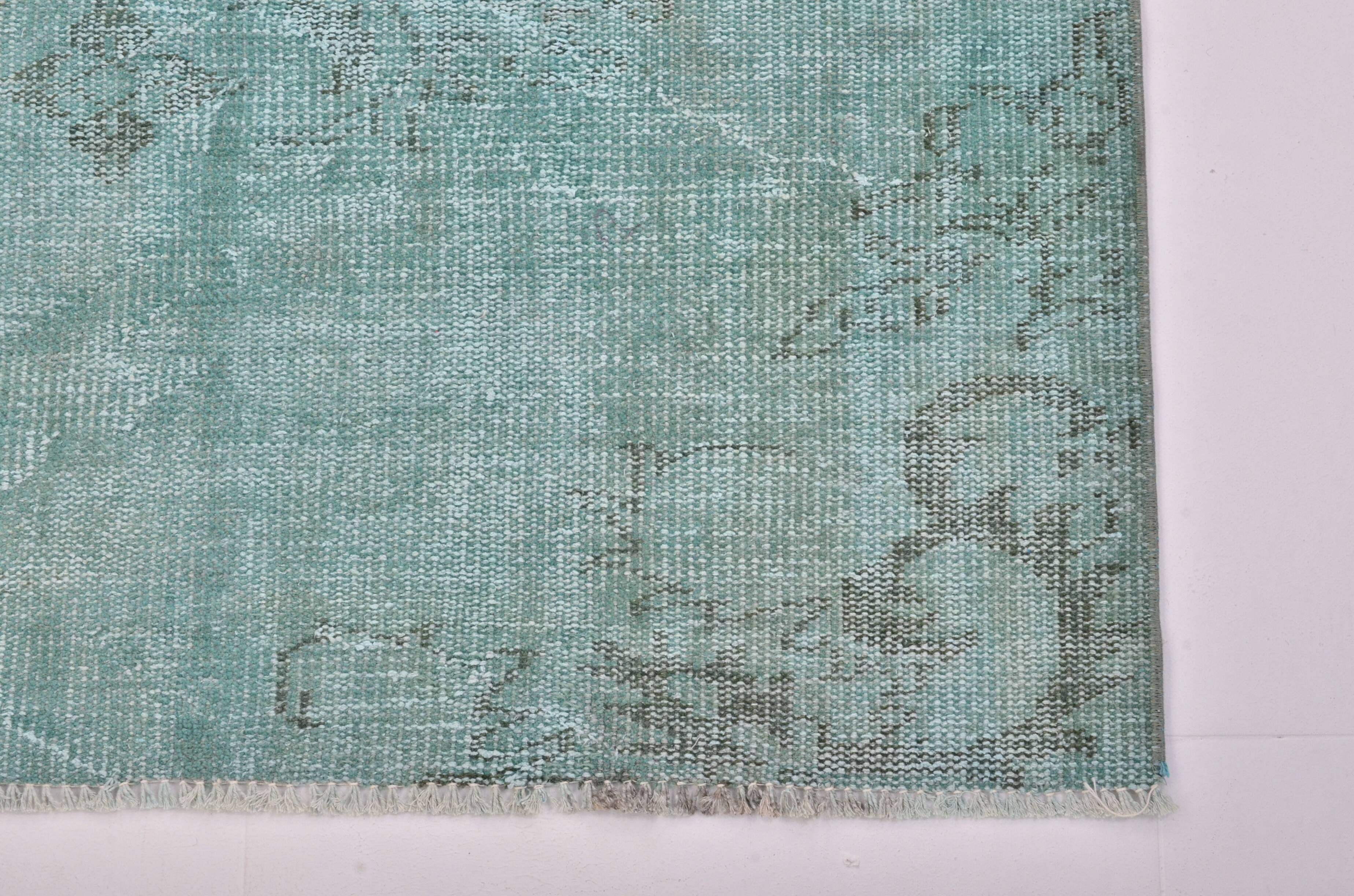 Turqouise Vintage Handknotted Runner sku 3279