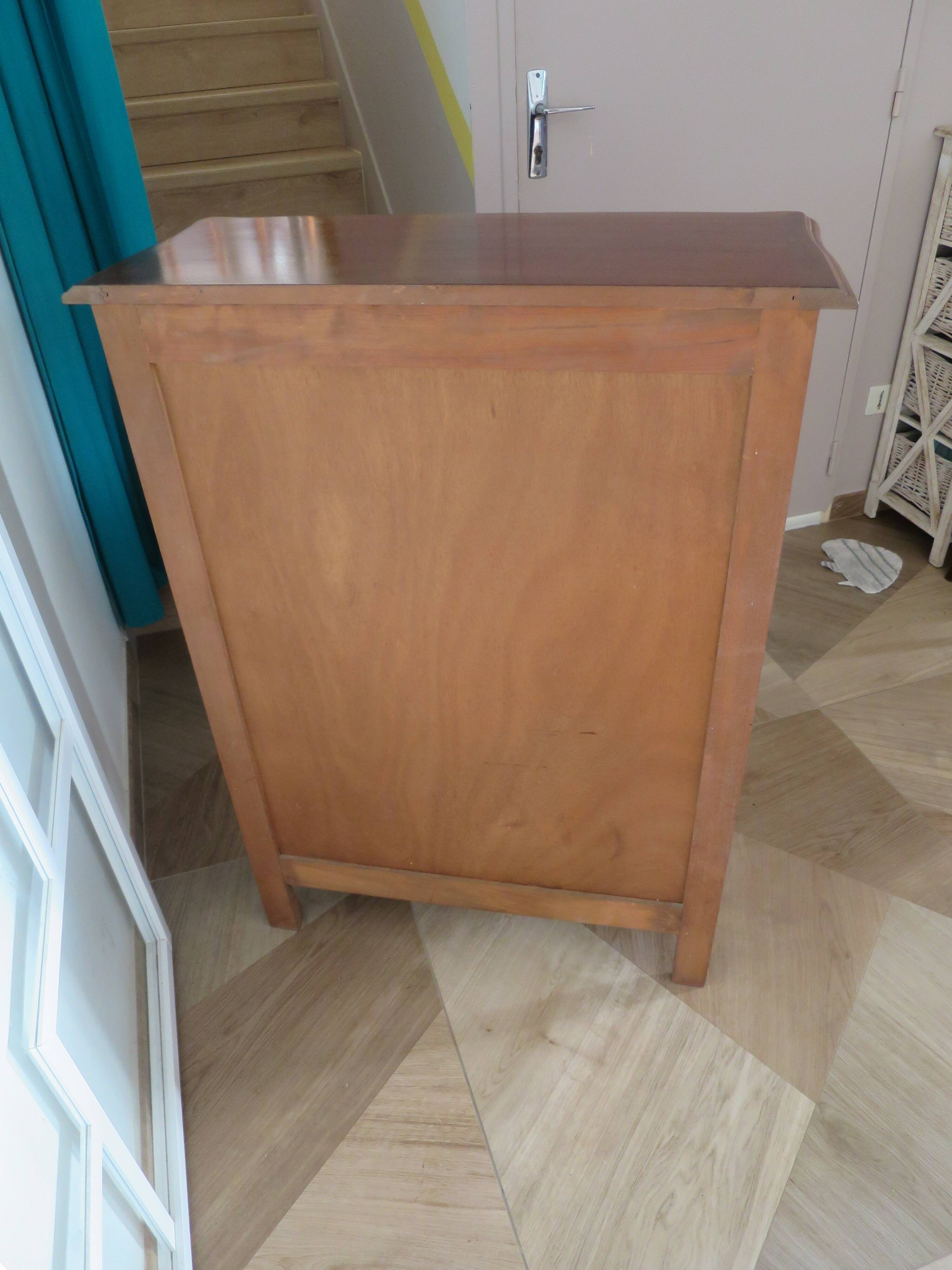 bibus 2 shelves - Small bookcase - Solid wood - Louis XV style