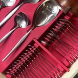 Cutlery set with storage furniture, Gero Zilduro (Netherlands), 100 pieces, stainless steel