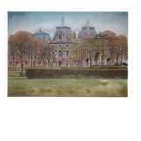 Rolf rafflewski: the louvre museum, original signed lithograph