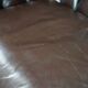 Handmade English cowhide leather Chesterfield sofa