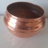 Hammered copper pot cache guaranteed villedieu