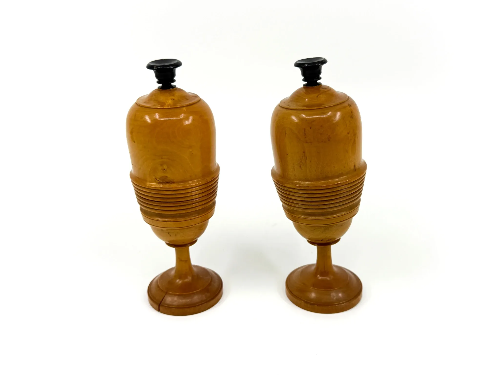 Magic trick vases • Turned boxwood • Napoleon III