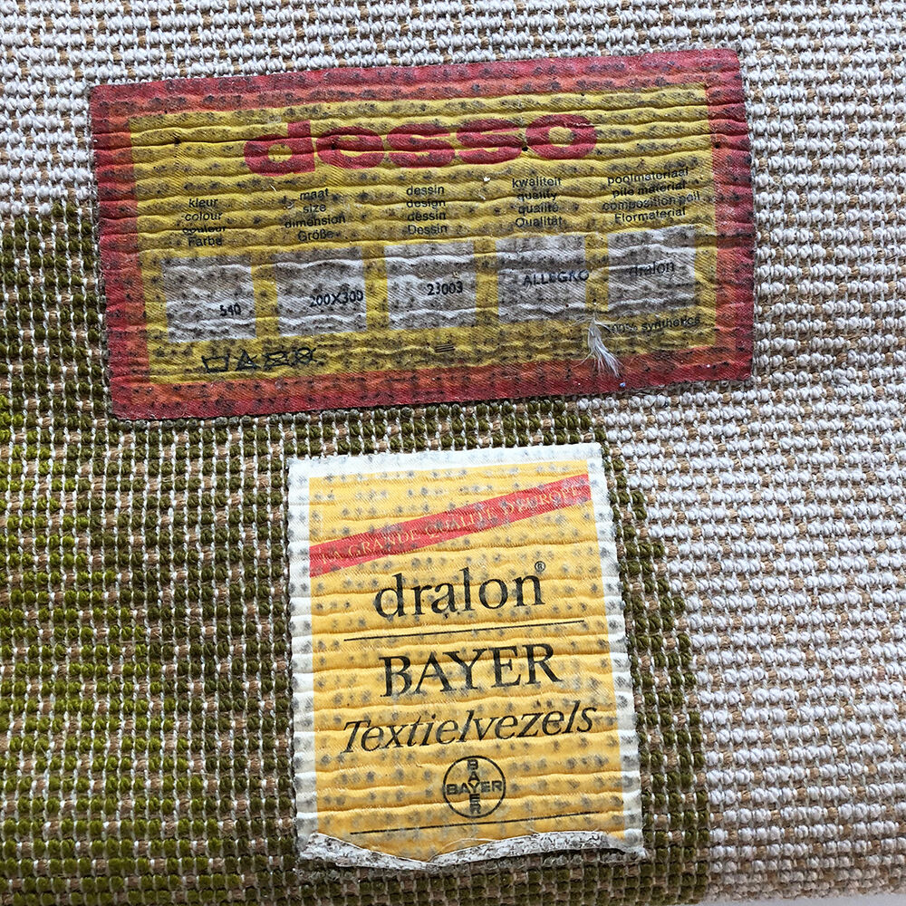 Extra Large Vintage Multi-Color High Pile Rug by Desso, Netherlands 1970s 200x300cm