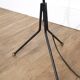 Lampadaire tripode en metal et laiton, 1970