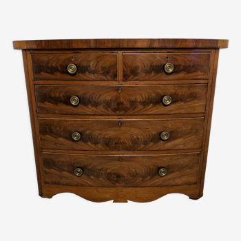 Commode anglaise en acajou vers 1900