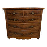 English mahogany chest of drawers circa 1900