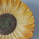 Sunflower display dish vintage tableware