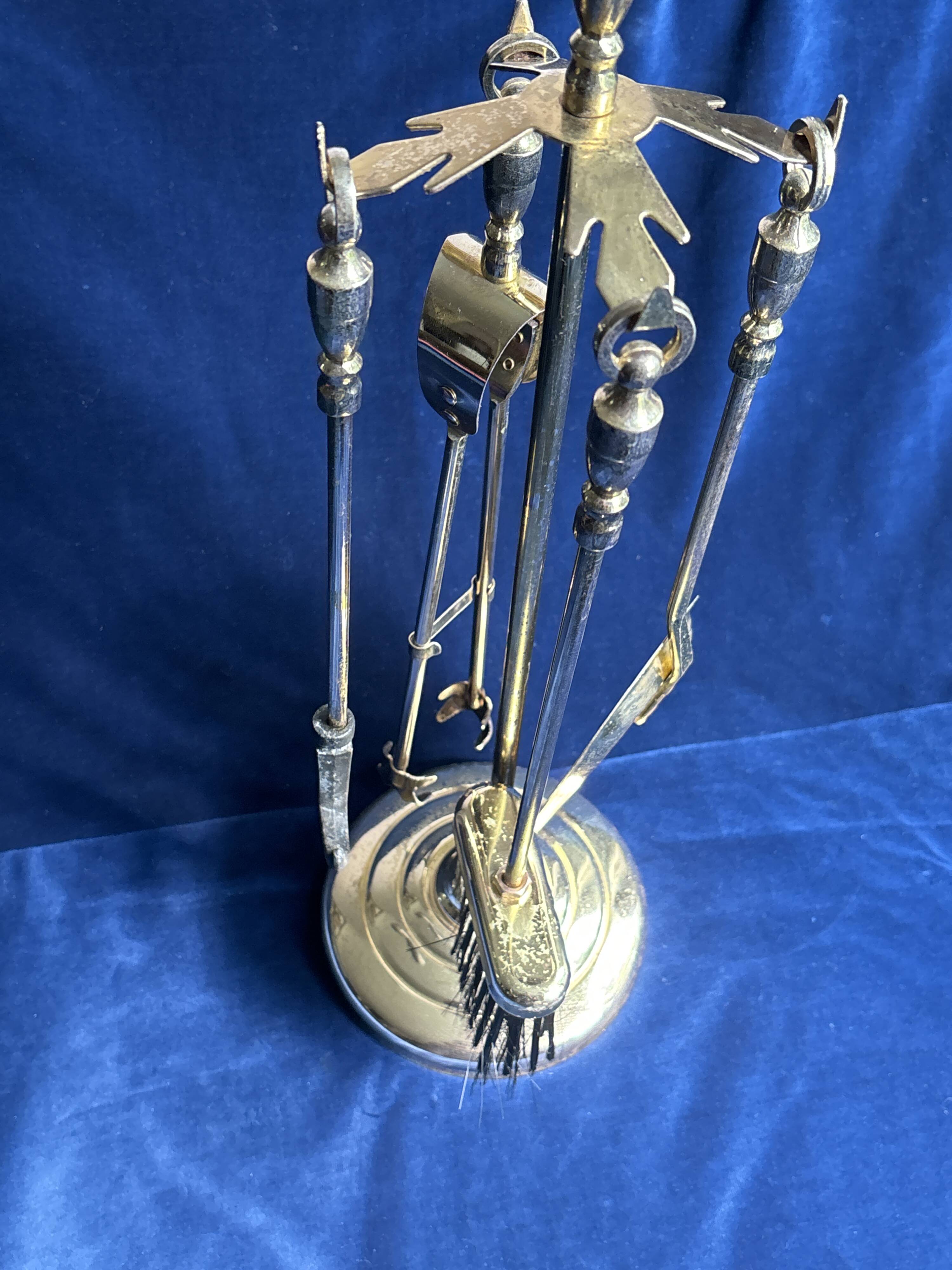 Brass Fireplace Accessory Set