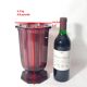 Large art deco vase in amethyst glass from luxval - val saint lambert