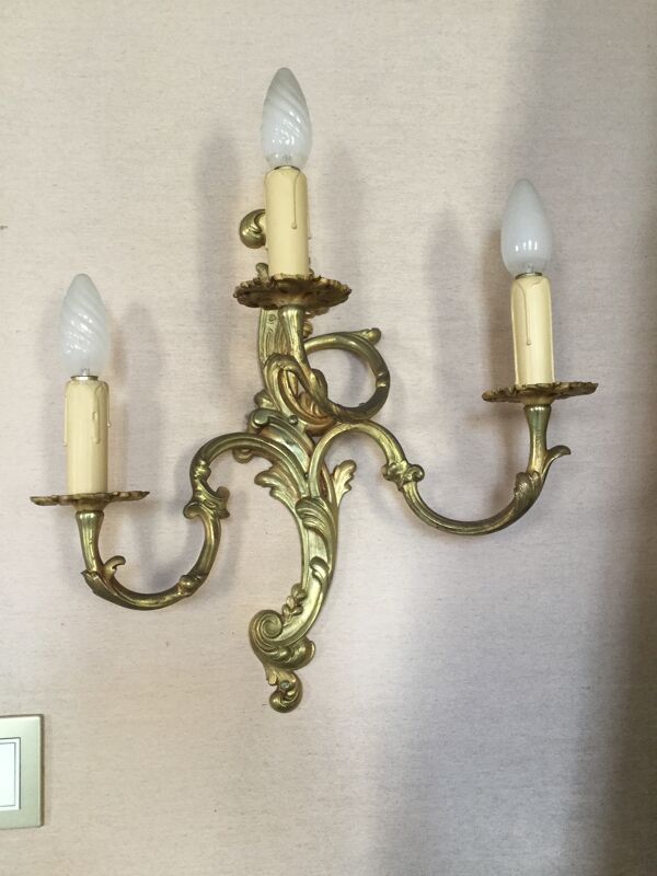 Applique de style Louis XV en bronze doré