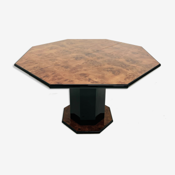 Elm magnifying glass dining table