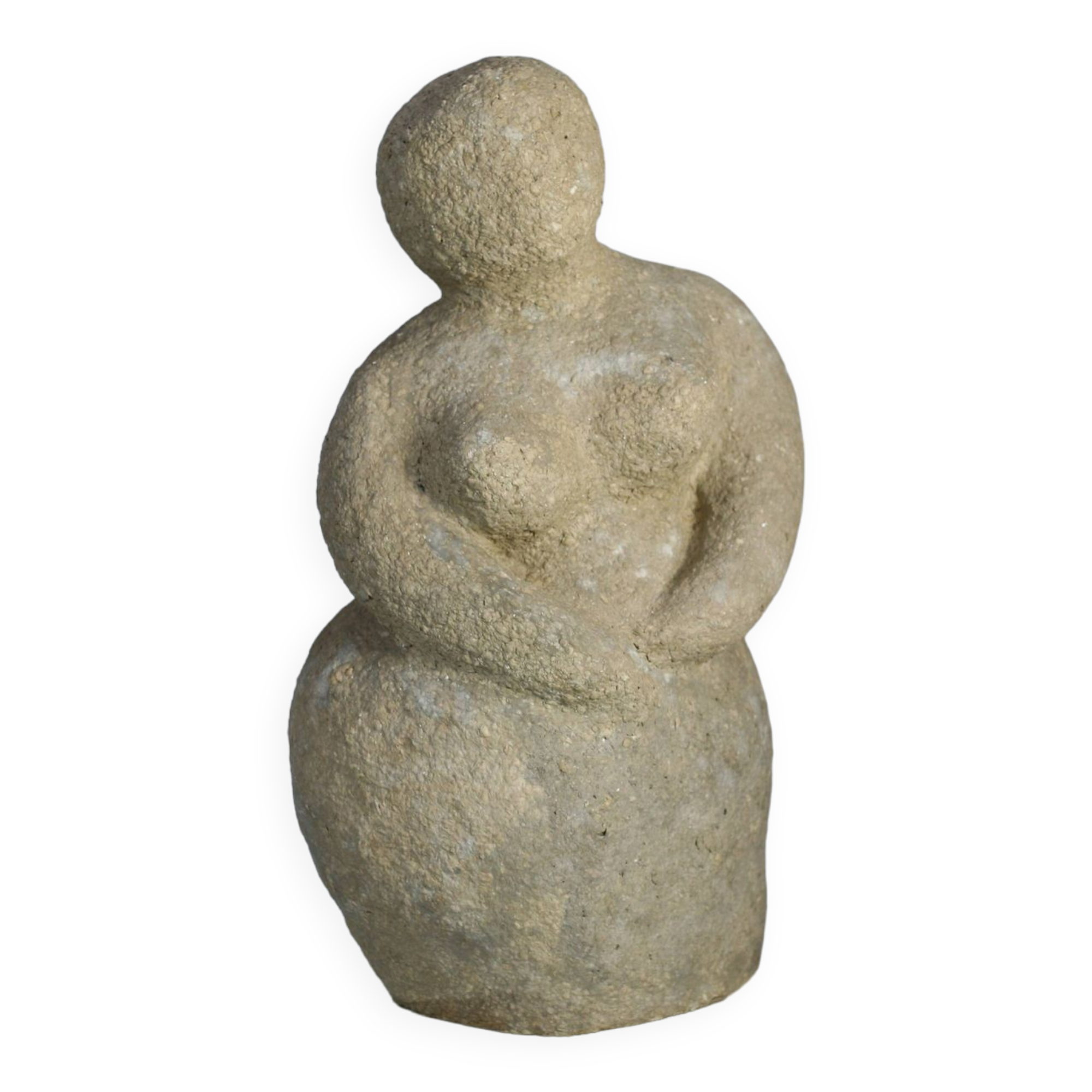 Imitation stone resin sculpture, circa 1960