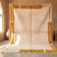 Handwoven natural wool rug, traditional craftsmanship, 150/250 cm.