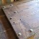 Old table in solid chene