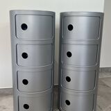 Set of 2 Kartell Componibili 4 Doors