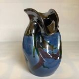 Iridescent modernist vase by Thomas Buxo