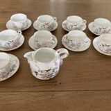 9 tea cups limoges