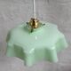 Mint green opaline hanging
