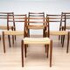 Niels Otto Møller Model 15 Dining Table with Six Model 78 Chairs, J.L. Møll