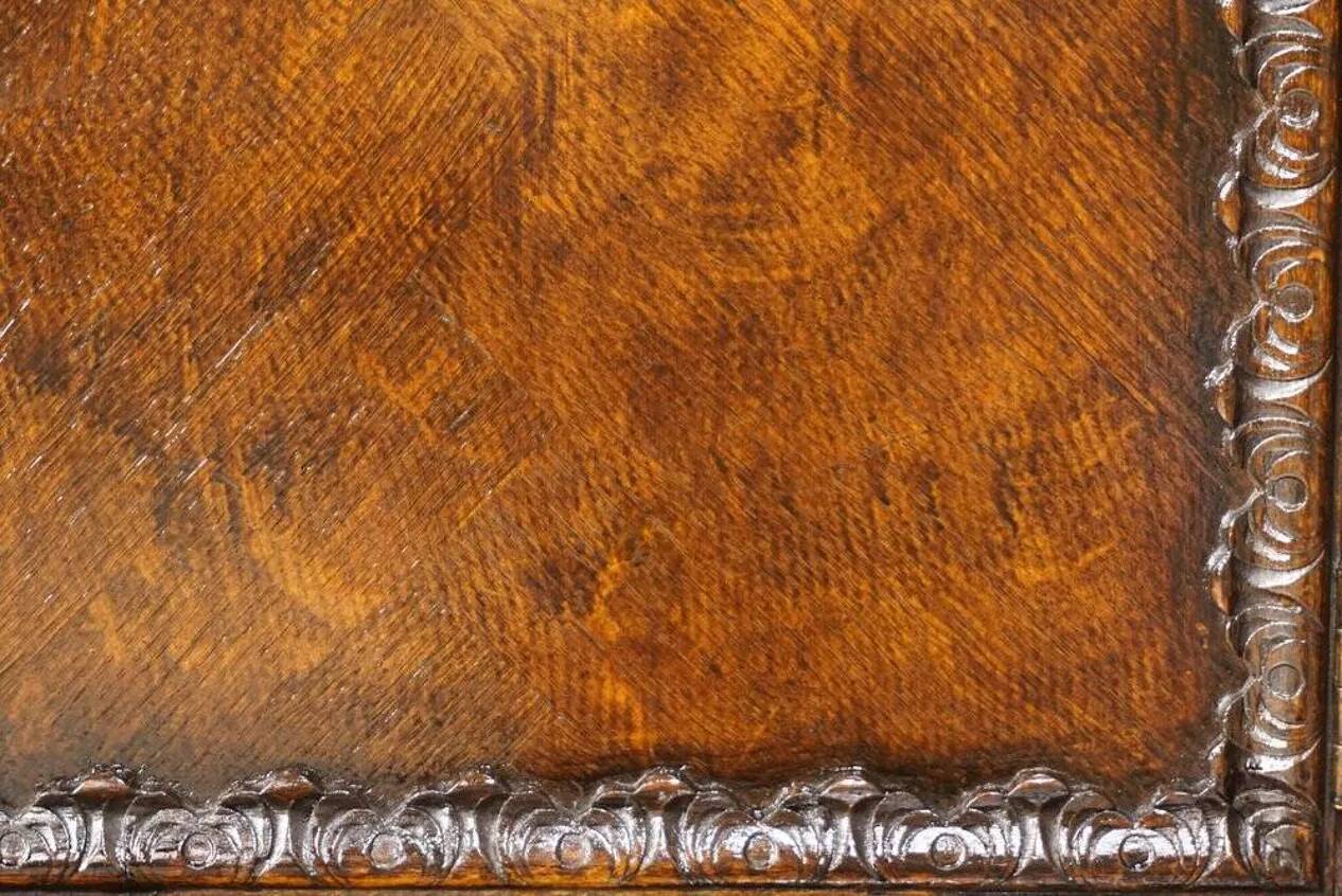 Brown oak sideboard, 1890s